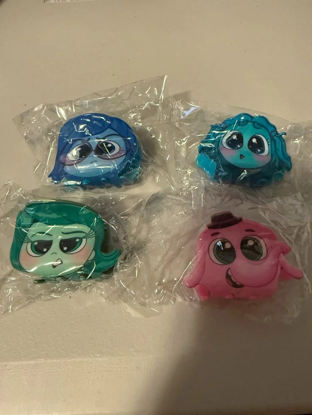 Disney Pixar Inside Out Set of 4 Claw Clip Hair Accessories